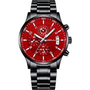 Stainless Steel Watches Date Waterproof Chronograph Waterproof Watch